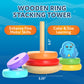 Cooltoys Stack N’ Sort Toddler And Baby Learning Toys Set - 3 Fine Motor Skills Educational Toys For Toddlers, Wooden Stacking Rings, Stacking & Nesting Cups, Wooden Baby Puzzle, Ocean Theme
