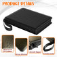 Trading Card Binder 4-Pockets, Trading Card Album Can Hold 400 Cards With 50 Removable Sleeves, 3-Ring Zipper Trading Card Holde