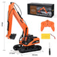 Kolegend 1/14 Scale Long Arms Remote Control Excavator Toy 15 Channel Rc Construction Vehicles Hydraulic Haulers Digger Toys Gif