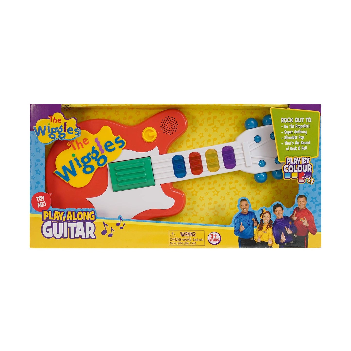 The Wiggles Toys Play Along Guitar for Kids and Toddlers Music Toys for Toddlers from Popular Kids Music Band