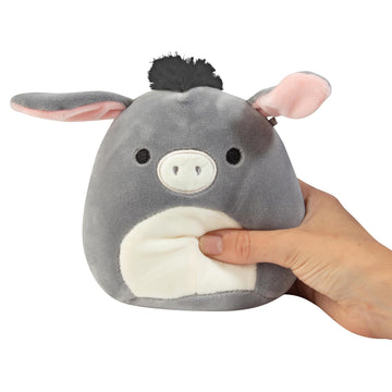 Squishmallows 5-Inch Jason The Donkey Mini Plush - Official Jazwares Plush - Collectible Squishy Soft Farm Stuffed Animals Toy -