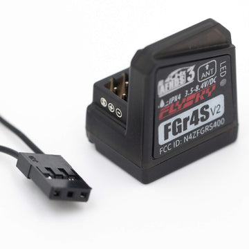 Sunydog FGR4S V2 Receiver AFHDS 3 Built-in Single-Antenna Bidirectional PWM/PPM/IBUS Output Receiver for NB4 PL18 RC Transmitter