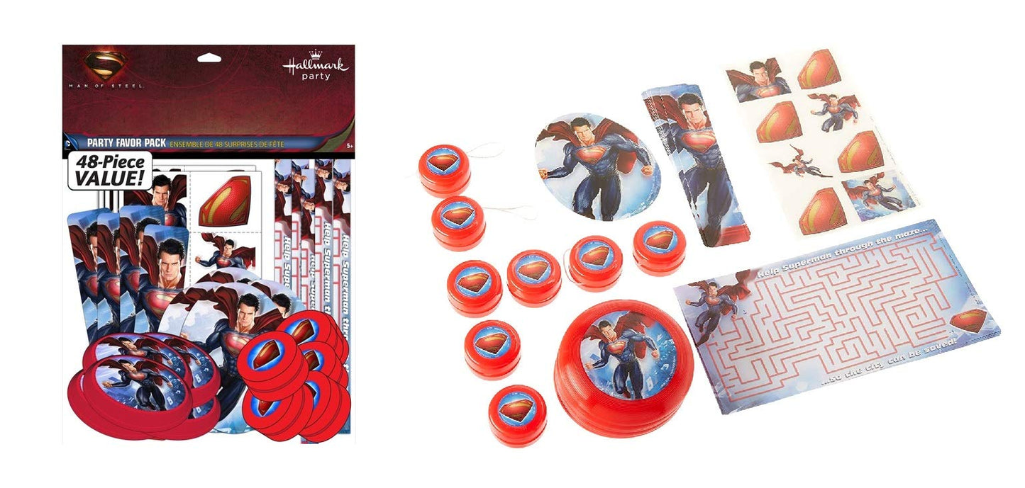 Superman Birthday Party Favor Set