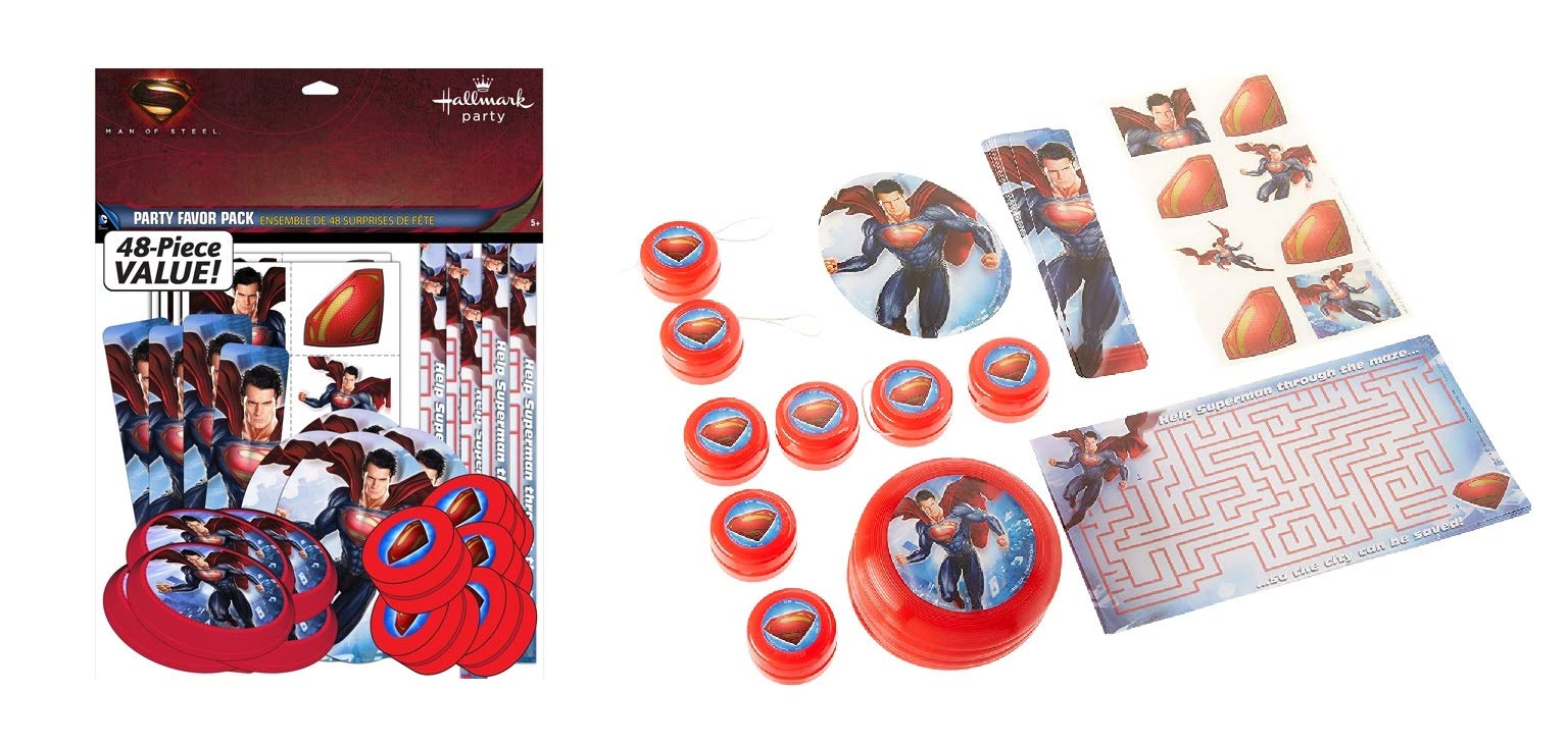 Superman Birthday Party Favor Set