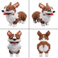 Larcele Micro Dog Building Blocks Set Pet Mini Building Toy Bricks Kit,3274 Pieces Kljm-02 (Big Corgi)