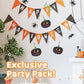 Neliblu Halloween Scratch Art Trick or Treat Paper Crafts Kit Bulk Pack of Halloween Pumpkins with Magic Rainbow Colors - 24 Pum