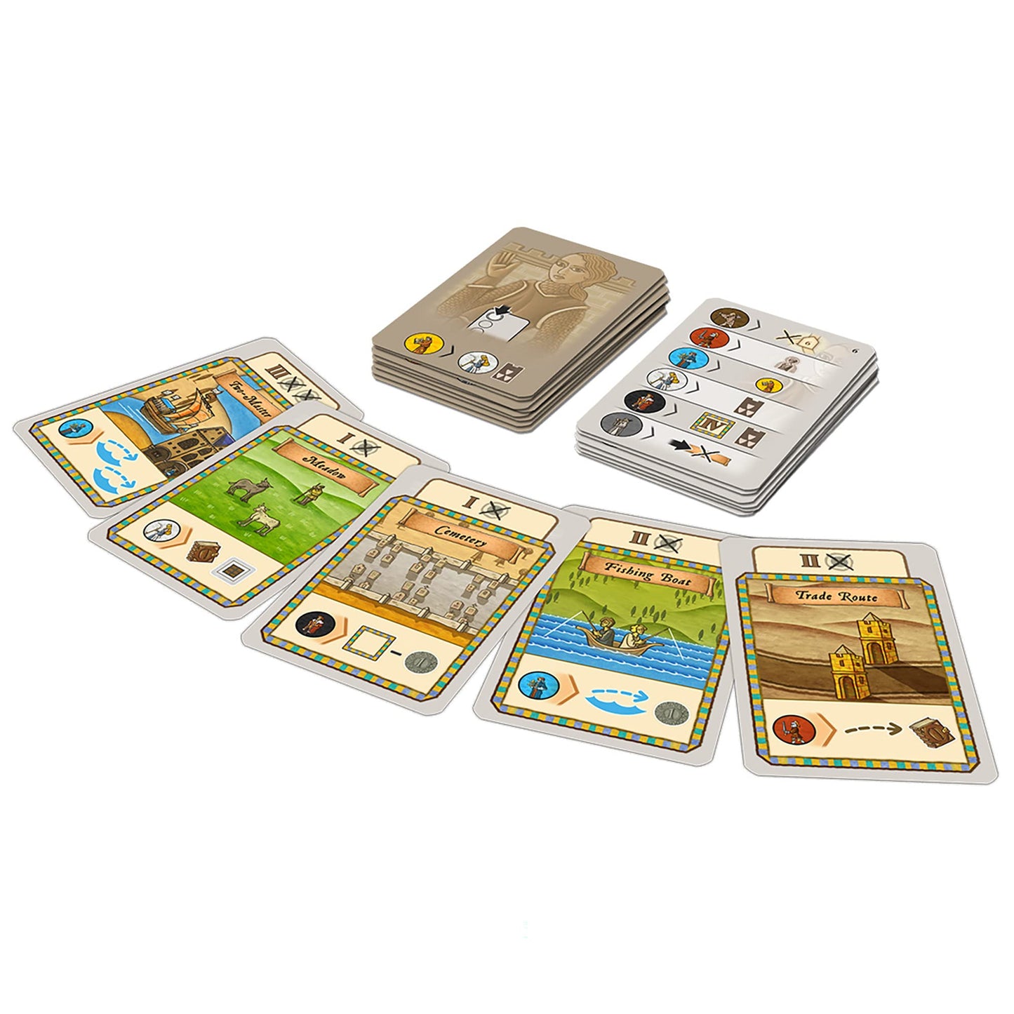 Capstone Games Joan Of Arc: Orléans Draw & Write - Capstone Games, Competitive Or Solo Mode, -Tile Placement Strategy Game, Ages 10+, 1-5 Players, 45 Minute Playing Time