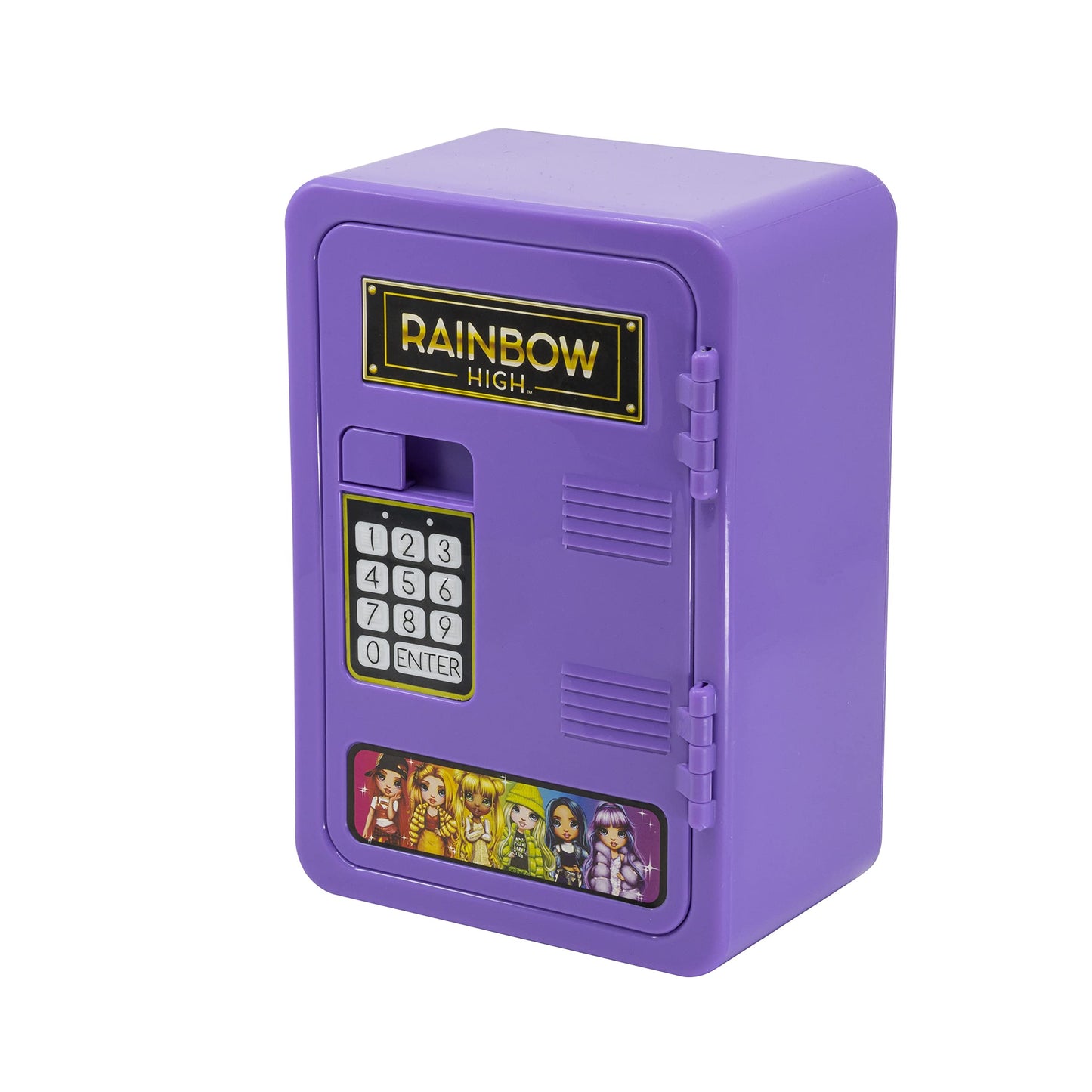 Ekids Rainbow High Piggy Bank For Girls, Mini Locker With Digital Keypad For Fans Of Rainbow High Toys