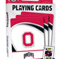 Masterpieces Family Games - Ncaa Ohio State Buckeyes Playing Cards - Officially Licensed Playing Card Deck For Adults, Kids, And