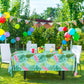 Pymurod 3 Pack Tropical Tablecloths Hawaiian Luau Party Decorations Aloha Tropical Table Cloths Hawaiian Palm Leaves Tablecloth