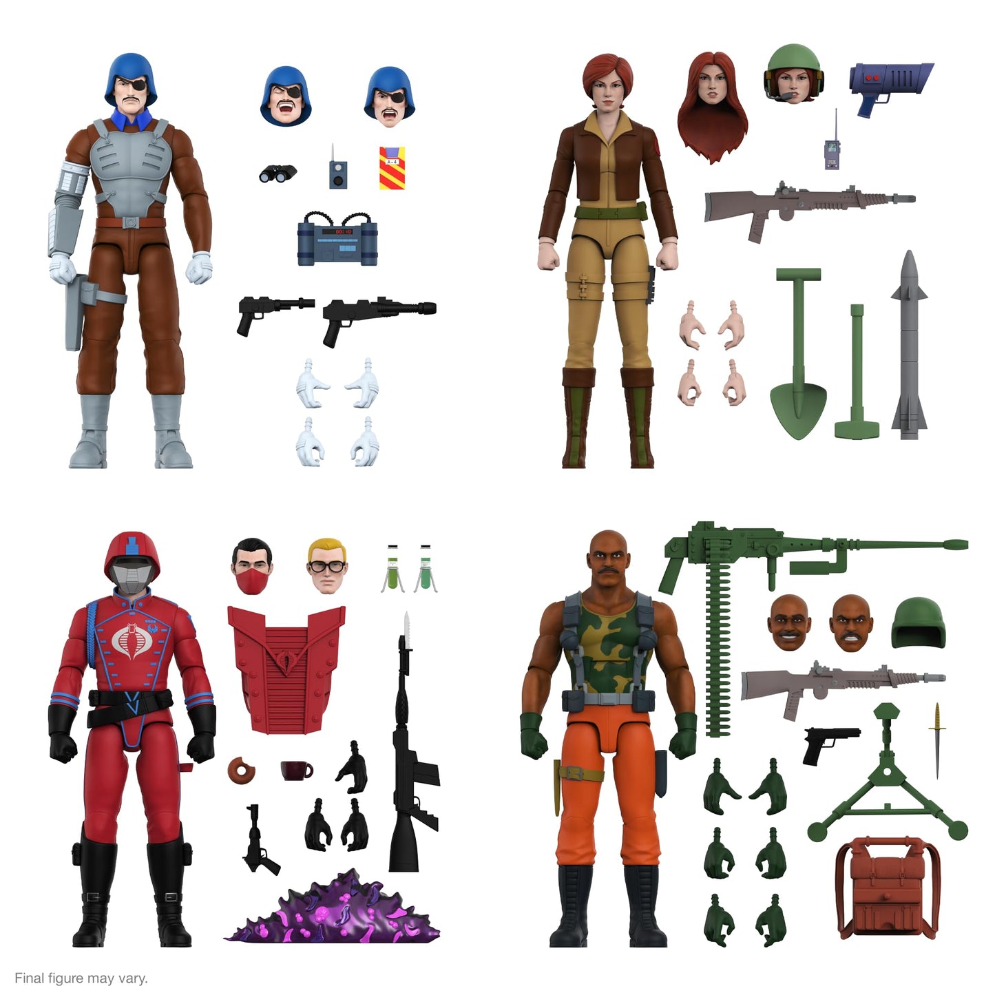 Super7 Ultimates! G.I. Joe Cover Girl - 7' G.I. Joe Action Figure With Accessories Classic Cartoon Collectibles And Retro Toys