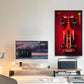 Display Wallboard For Lego Technic Ferrari Sf-24 F1 Model Car 42207, Compatible With Lego Ferrari F1 Car Display Frame, Gift Ide