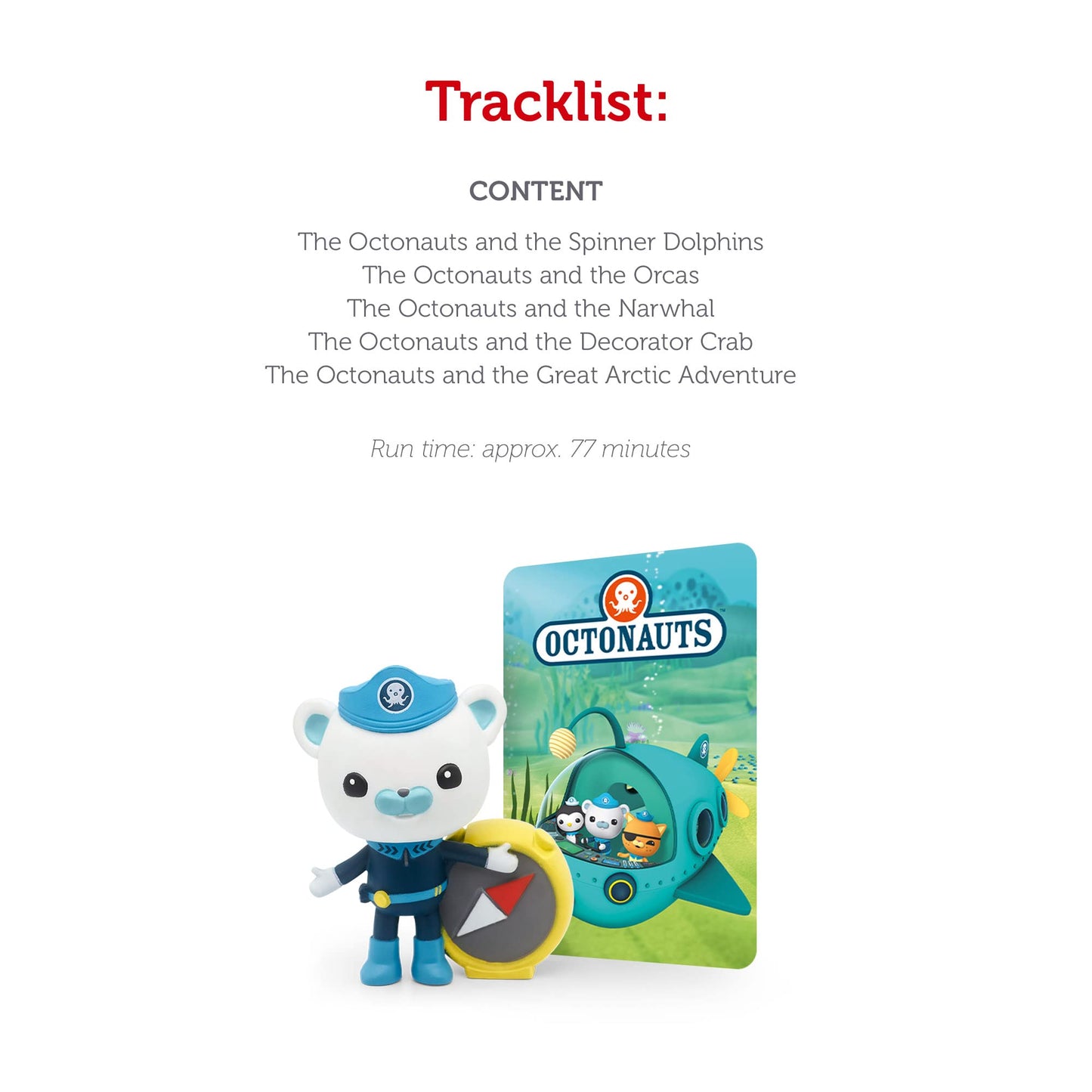 Tonies Captain Barnacles Audio Toy Figurine From Octonauts