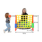 Sdadi Giant 33 Inch Easy Set Up Durable 4 In A Row Hoop Connect Strategy Game And Basketball Family Fun Board For Kids And Adult