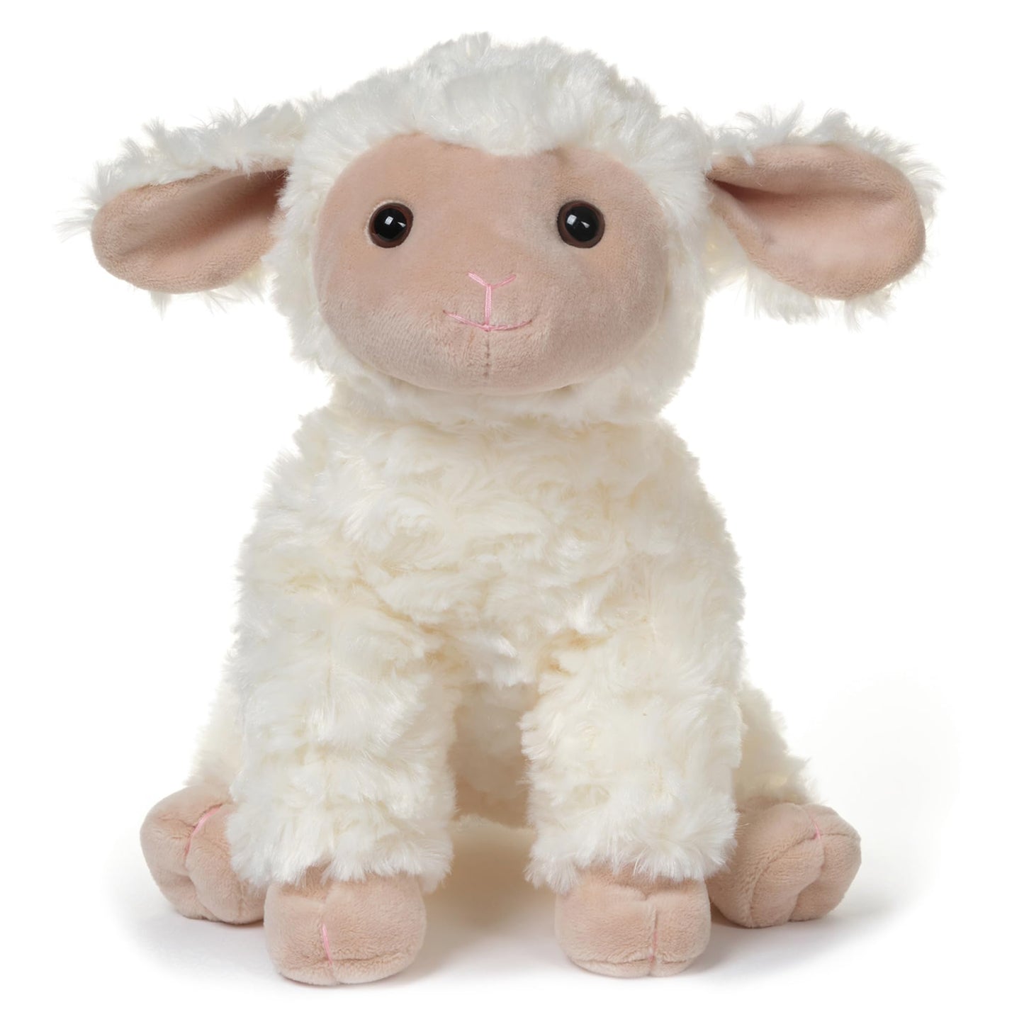 Bearington Merino Lamb Plush Stuffed Animal, Adorable, Soft And Cuddly, Great Gift For Kids Of All Ages, Birthdays, Holidays And