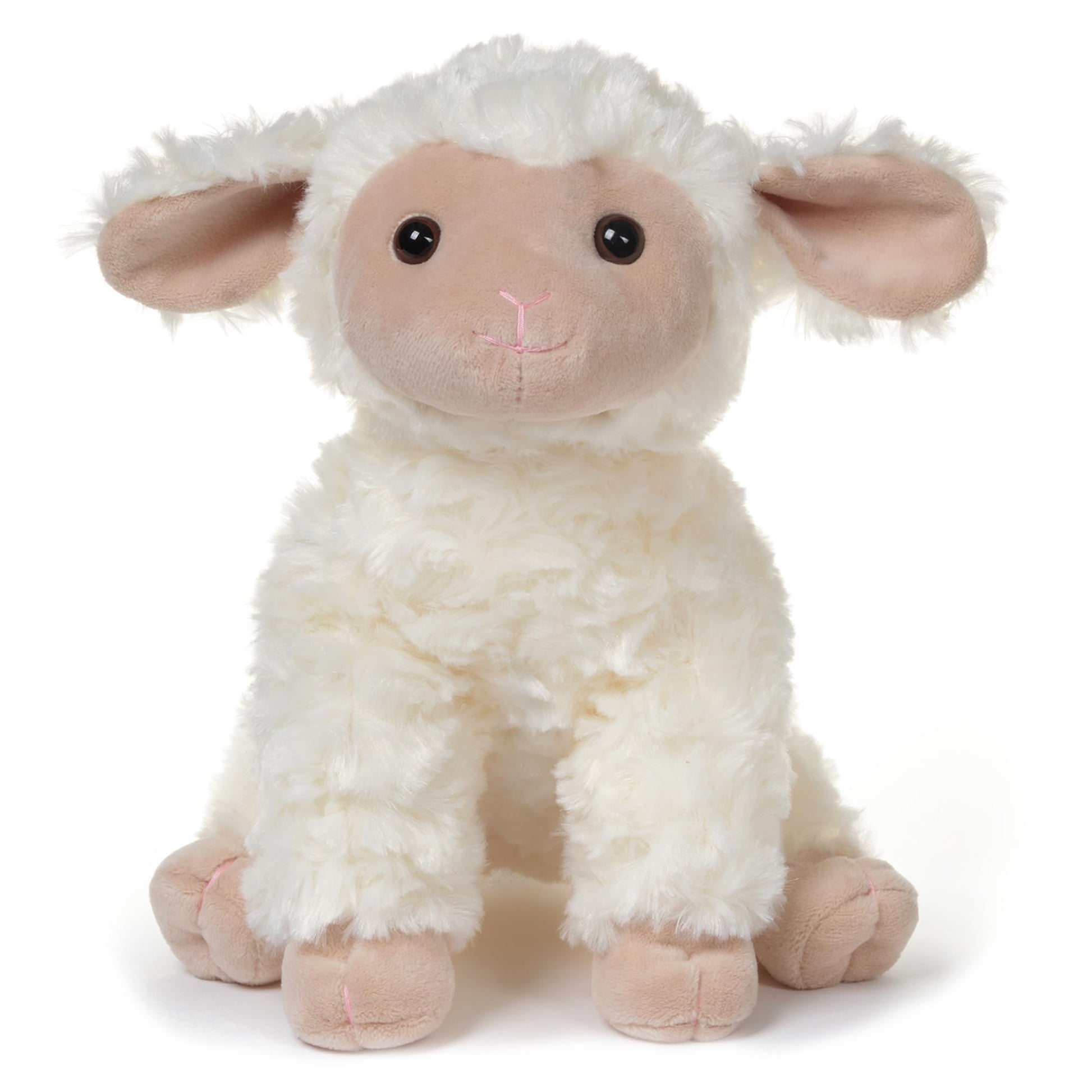 Bearington Merino Lamb Plush Stuffed Animal, Adorable, Soft And Cuddly, Great Gift For Kids Of All Ages, Birthdays, Holidays And