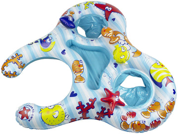 Poolmaster Mommy & Us Swimming Pool Baby Rider, 2 Child, Multicolor