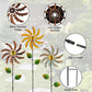 Stargarden 3Pcs Metal Wind Spinners Outdoor, Garden Pinwheels For Yard, Small Windmills Decorative Garden Stakes For Yard Lawn P