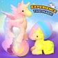Coodoo Unicorn Hatching Rainbow Eggs 6 Pack - Large Foam Craft Kits for Kids 3+ Years - Perfect Birthday & Easter Gifts