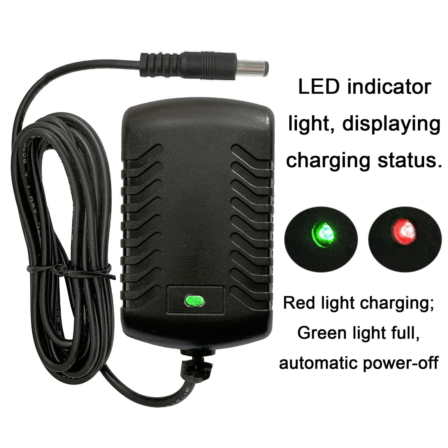 12V Battery Charger for Kids Ride on Toys,VI Upgrade Charger for FanttikRide 12V,Best Choice Products Wrangler SUV Kid Trax Dyna