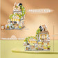 Yoxindax Streetscape Cafe Mini Building Set, 1770 Pcs Mini Brick Building Cafe Set (For Boys Girls 6+)