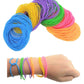 Zugar Land 80s Colorful Neon Jelly Bracelets (7'') Child Size. Retro Rock Pop Star Rainbow Diva Disco Gel Bands (1 Pack - 144 Pc