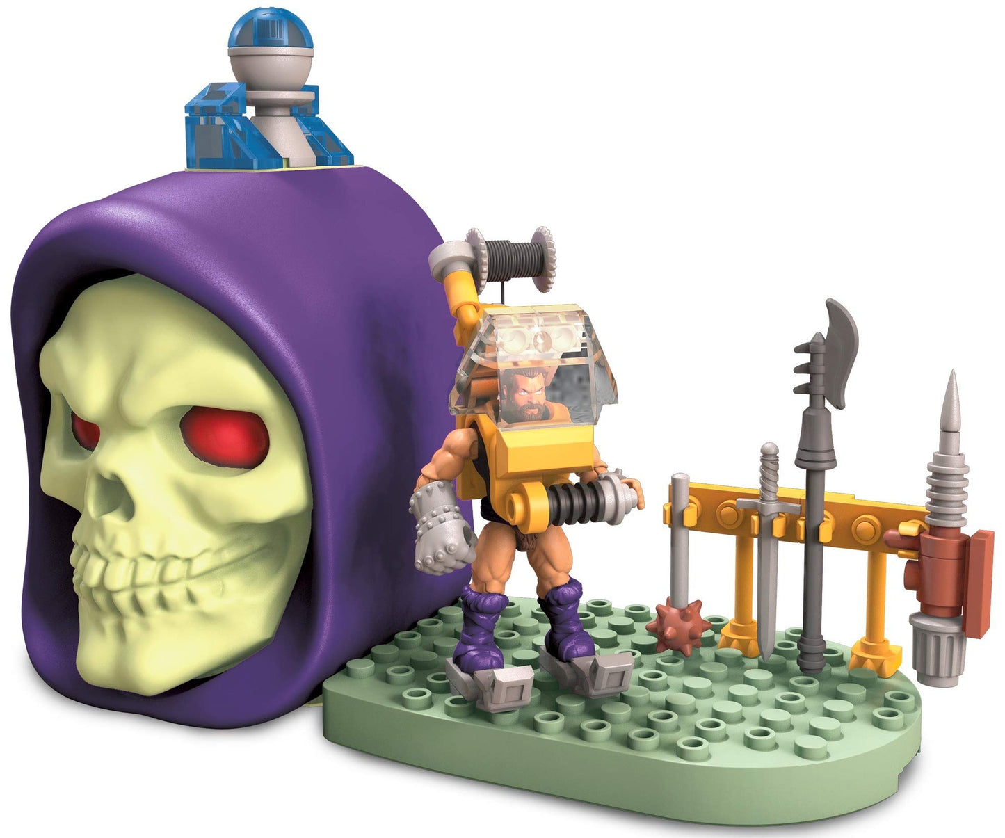 Mega Construx Fisto Cliff Climber - Masters of The Universe, Purple, Alloy Steel, Model GWJ77