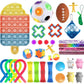 Ahsado 35 Pack Sensory Toys Set, Pack Toys Sensory Relieves Stress Anxiety Pop Toy For Kids And Adults Special Xmas Gift Birthda