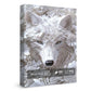 Impossible Flower Wolf Puzzles For Adults 1000 Pieces, Hard Difficult Animals White Jigsaw Puzzles, Floral Winter Wolves Art Puzzles