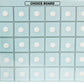 Smile4Autsim Visual Activity Choice Laminated Board With 30 1/2 Hook Coin Great For Loose Pcs Flash Cards. (Blue, 8X11 Sheet (