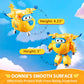 Super Wings Transformer Toys, 5 In Donnie Airplane Transformer Figures Toys, 2 In 1 Mode Rescue Bots Action Figure Toys For 3-5 Year Old Boys Girls, Fun Plane Toys For Toddlers Kids Age 3 4 5 6 7