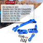 ARRCat Upgrades Parts Aluminum Steering Parts Set for 1/10 Arrma Granite 4X4 3S BLX,Senton 4X4 3S BLX/Big Rock 4X4/Typhon 4X4 3S