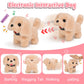 G.C 13Pcs Dog Toys For Kids Girls, Walking Barking Electronic Interactive Stuffed Dog Plush With Carrier & Accessories Toys Pretend Play Puppy Pet Care Playset, Gifts For Little Girls 3 4 5 6 Year Old