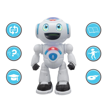 Lexibook - Powerman Master, Interactive Toy Robot That Reads In The Mind Toy For Kids Dancing Plays Music Animal Quiz Stem Progr