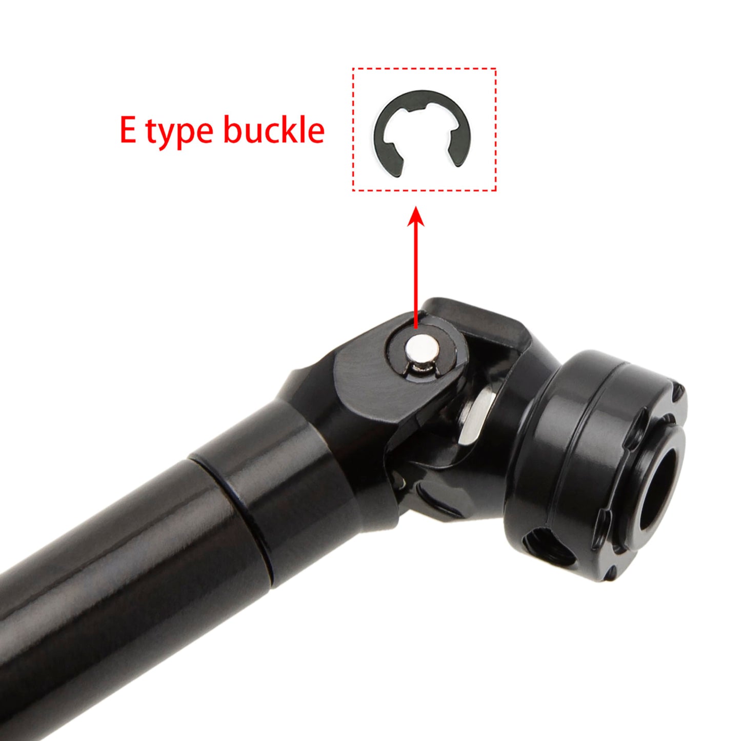 Meus Racnig 2Pcs Trx4 Scx10 Driveshafts For 1/10 Rc Crawler Traxxas Trx4/Axial Scx10/Tamiya Cco1/Redcat Gen8 Etc.. (75Mm)