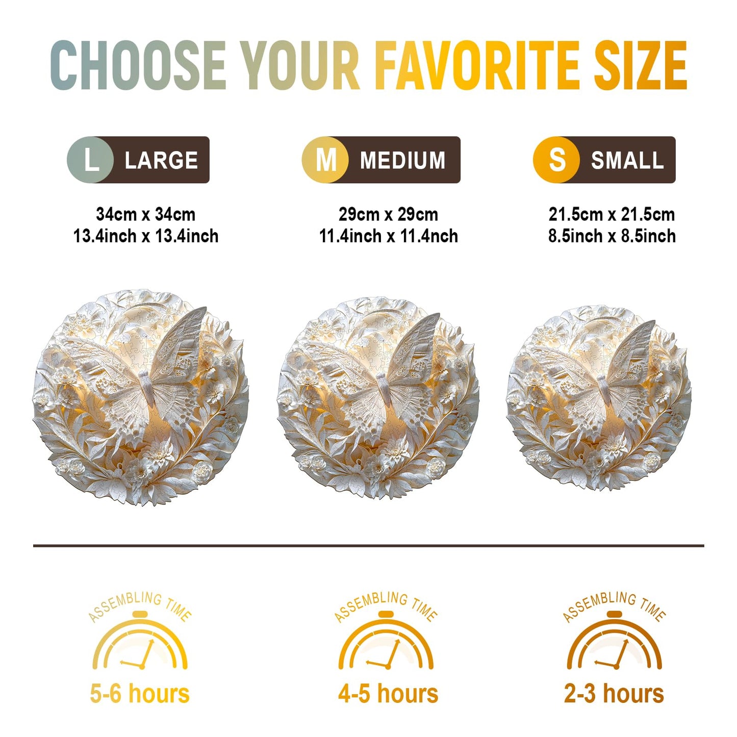 Wooden Puzzles for mature-themeds  Unique Animal Shaped Paper Butterfly mature-themed Puzzle  3D Vision Wooden Jigsaw Puzzles mature-themed  Challenging Creative Gifts Family Games 8.5 * 8.5in 100pcs