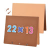 CHEFAN Felt Flannel Board 22 * 13 in,Foldable Freestanding Felt Story Learning Board for Toddlers,Double-Sided Use for Preschool