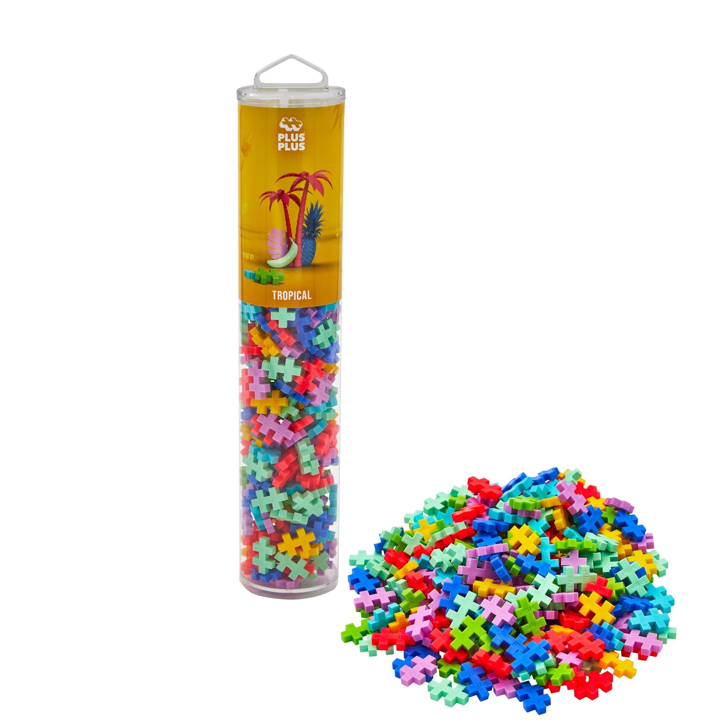 Plus Plus - Construction Set, Pp4261, Tropical, 240 Pieces