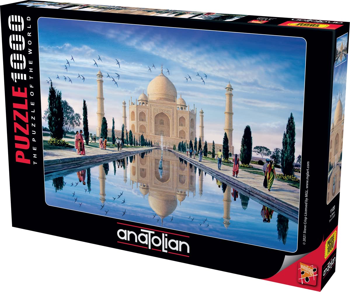 Anatolian Puzzle - Taj Mahal, 1000 Piece Jigsaw Puzzle, #1120