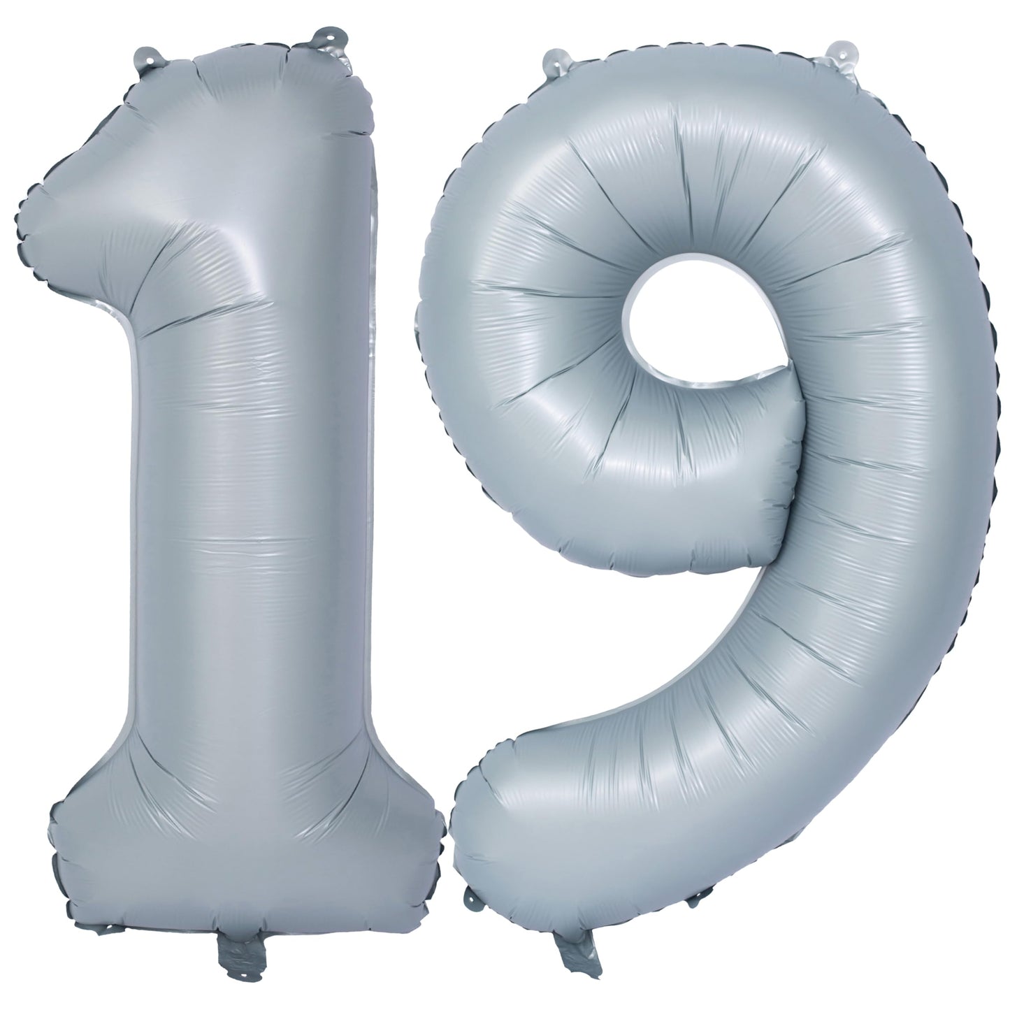40 In Matte Gray Number Balloons Helium Foil Mylar Balloon Birthday Party Banquet Decoration 19