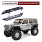 CrazyHobby RC Car Pedals RC Side Board Steps Plate Rock Crawler Sliders for Axial SCX10 III JLU Wrangler 1/10 RC Crawler Body Sh