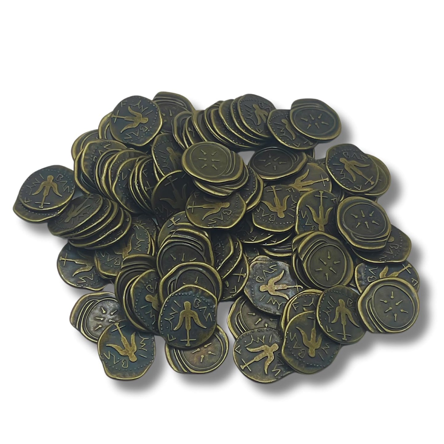 3 Arches Usa Widow'S Mite Coin Reproductions (100 Pack) - Biblical Story Of Jesus & The Poor Widow'S Mite Bronze Coins With Anch