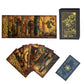 Sunhhx Tarot Cards, 78 Tarot Cards Deck Pvc Waterproof Wrinkle Resistant Gold Foil Classic Tarot Cards With English Instructions Book, Tarot Cards For Beginners