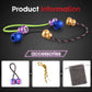 L-Shizuku Begleri Fidget Beads - Worry Fidget Beads Spin & Bump - Made Of Aluminum Alloy - For Men Women Youngs Skill Players Creates A Bit Of Magic For You (Cala-Purple&White)
