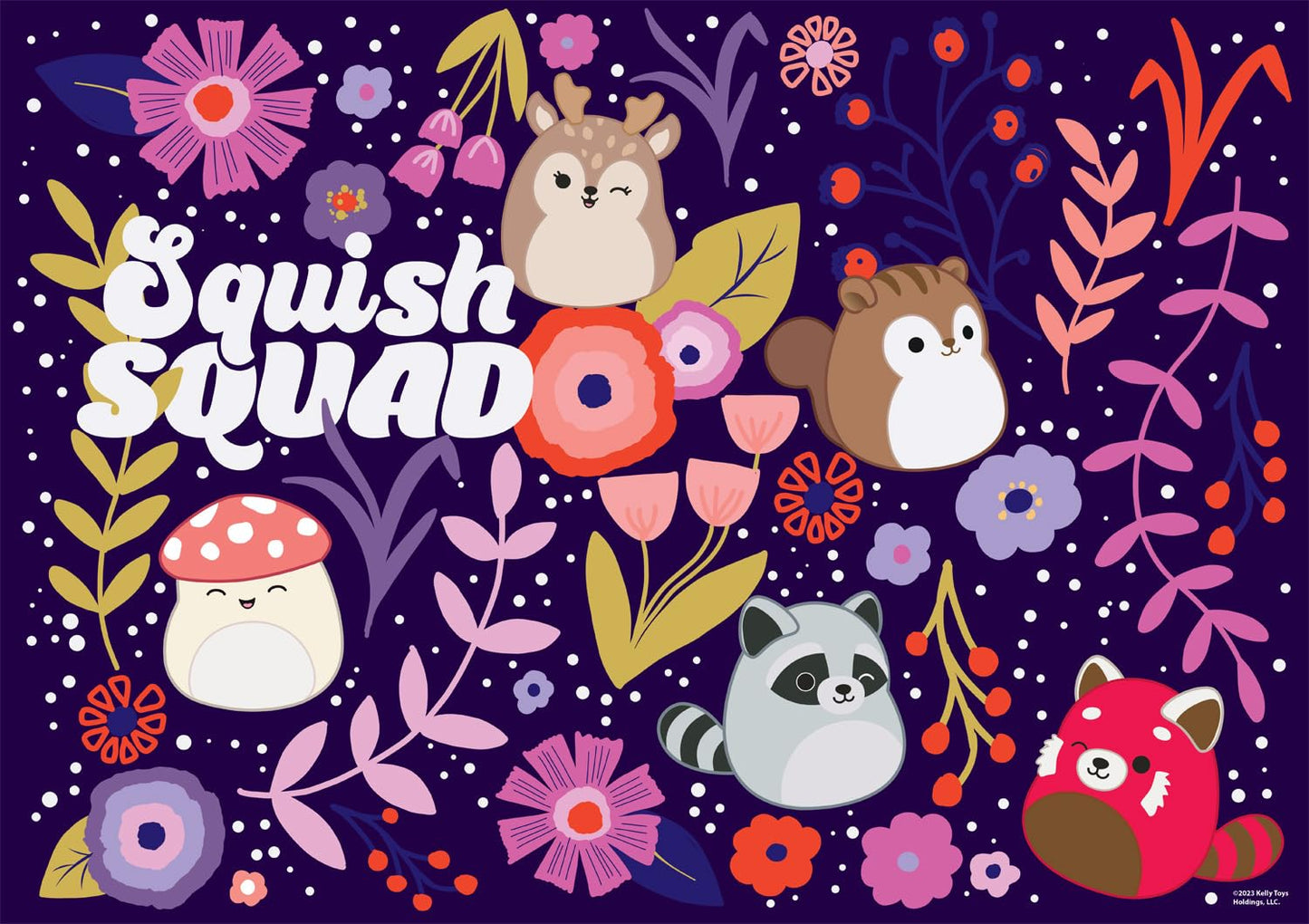 Buffalo Games Squishmallow 500 Piece Jigsaw Puzzle - Large Multicolor - Challenging Game Night Fun - Model 3245