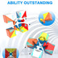 CFMOUR 20 Pack 3x3 Speed Cubes - Stickerless Magic Puzzle Game, Fast Turning, ABS Material, Ideal for Kids & Adults