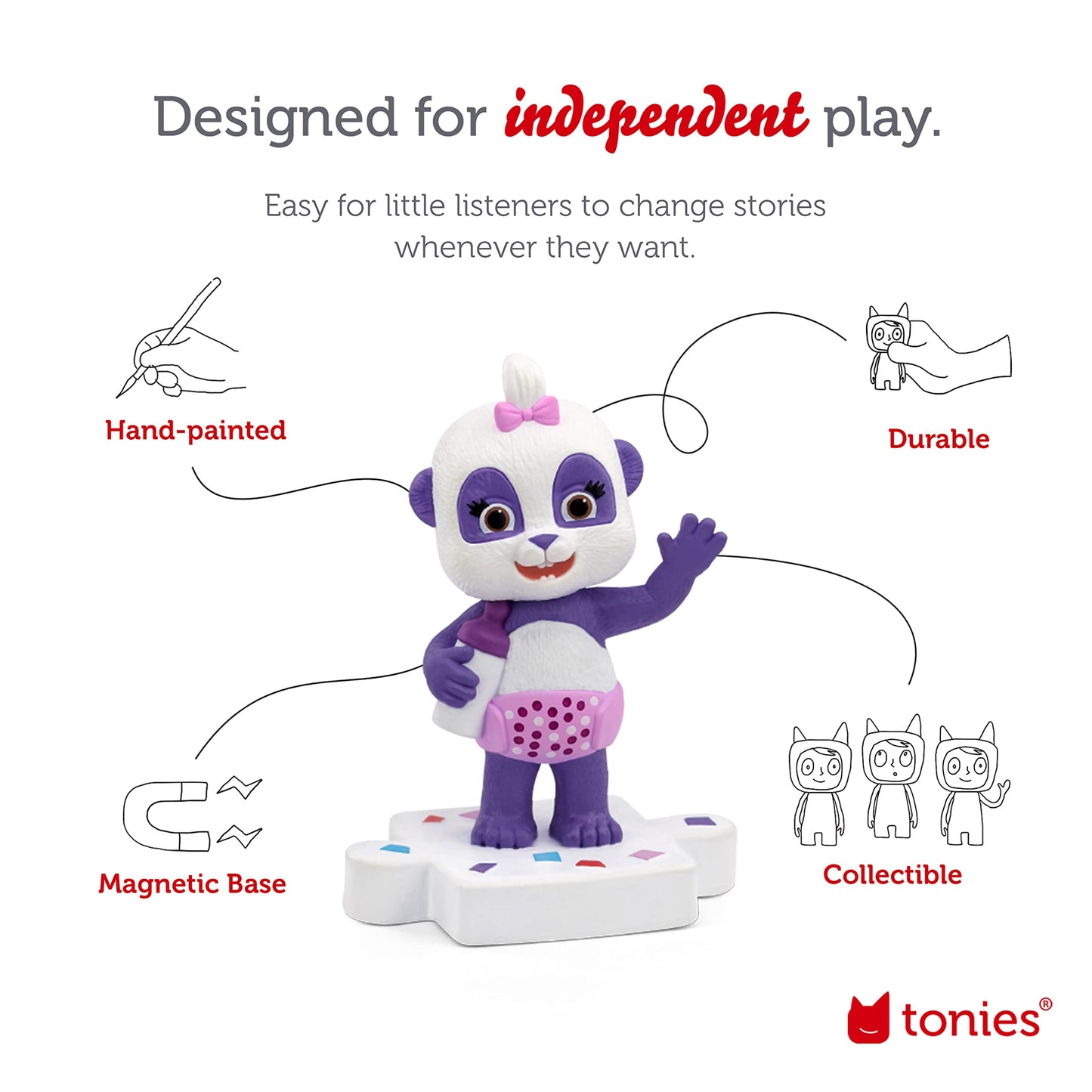Tonies Lulu Audio Toy Figurine From Word Party Presents Math