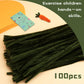 Giwrmu 100 Pieces Pipe Cleaners Chenille Stem, Grass Green Pipe Cleaners Craft, Fuzzy Sticks Craft Supplies, Colored Pipe Cleane