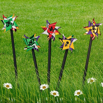 Mini Metallic 2-Tone Pinwheels (Bulk Set of 72) Party Supplies