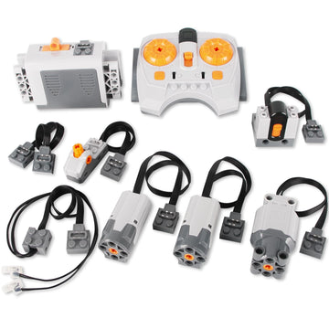 9-In-1 Motor Kit Compatible With Lego Technic, Motor Set With Powerful Motors, Advanced Control Functionality, Ultimate Compatib